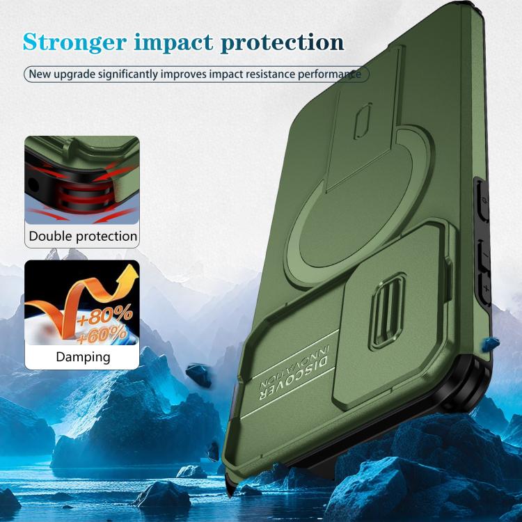 For Samsung Galaxy A57 5G Sliding Camshield MagSafe Holder Phone Case