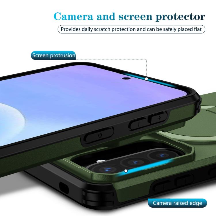 For Samsung Galaxy A57 5G Sliding Camshield MagSafe Holder Phone Case