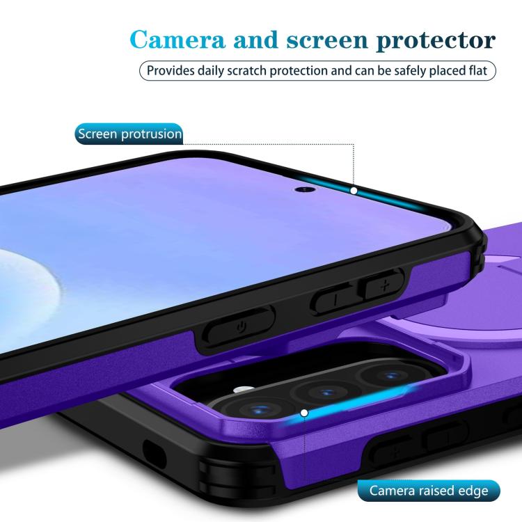 For Samsung Galaxy A57 5G Sliding Camshield MagSafe Holder Phone Case