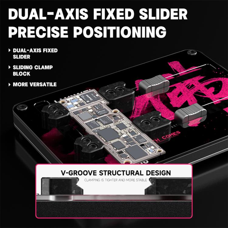 LUOWEI LW-AP06 Tempered Insulating Glass Two-Axis Motherboard Repair Fixture