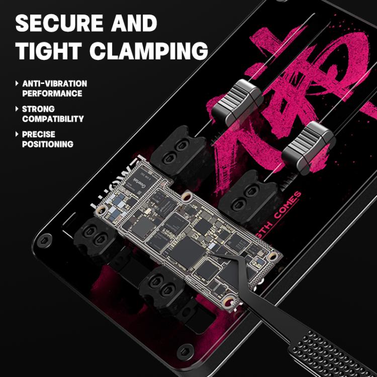 LUOWEI LW-AP06 Tempered Insulating Glass Two-Axis Motherboard Repair Fixture