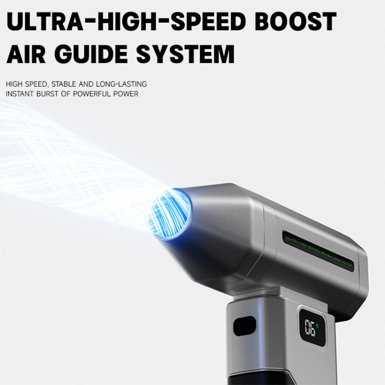 LUOWEI C2 Portable Rechargeable Ultra-High Hurricane Clean Dust Mini Jet Fan