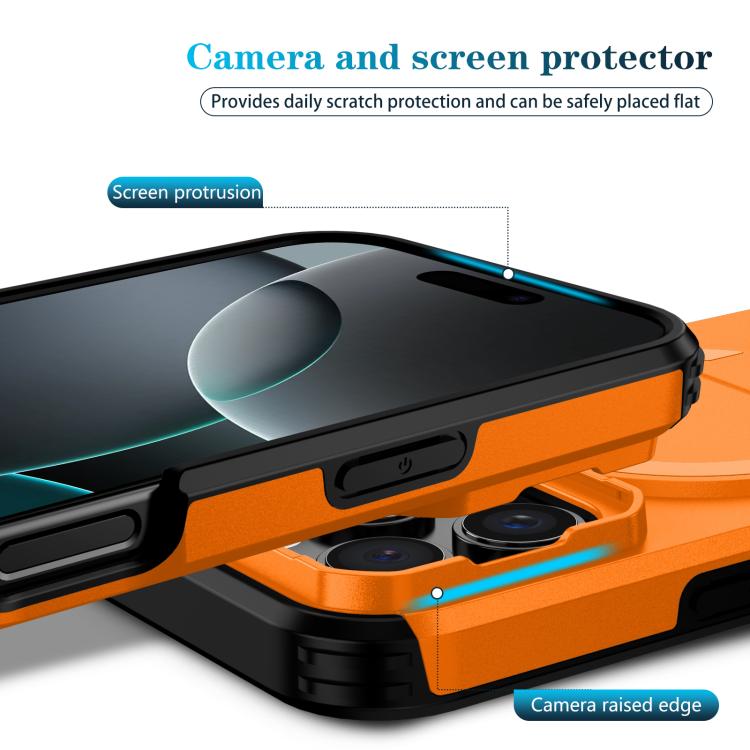 For iPhone 16 Pro Sliding Camshield MagSafe Holder Phone Case