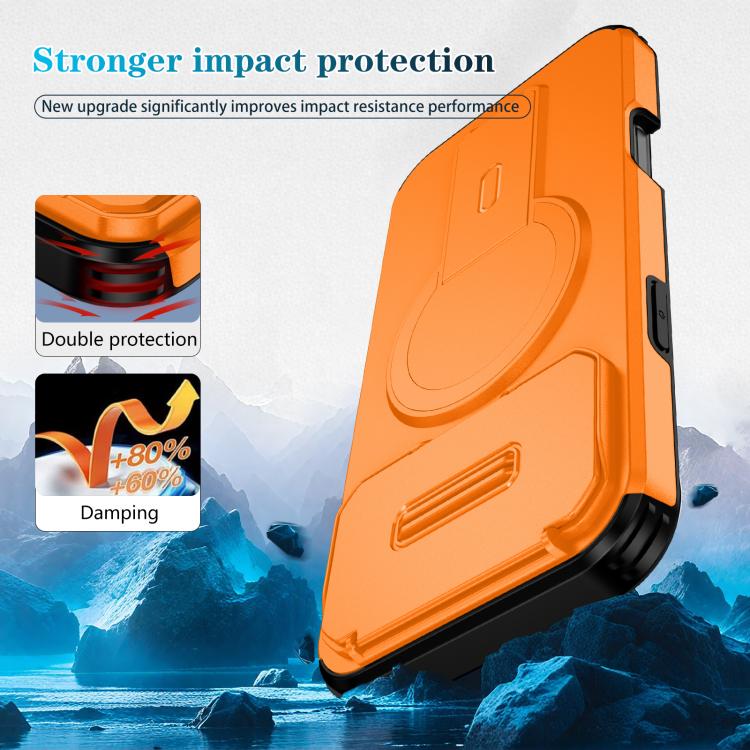 For iPhone 17 Pro Max Sliding Camshield MagSafe Holder Phone Case