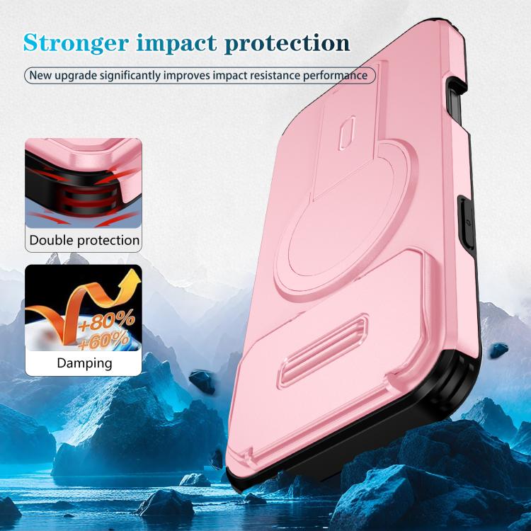 For iPhone 17 Pro Max Sliding Camshield MagSafe Holder Phone Case