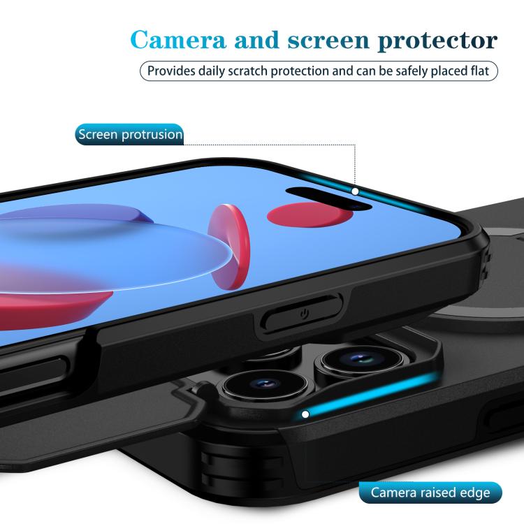 For iPhone 17 Pro Max Sliding Camshield MagSafe Holder Phone Case