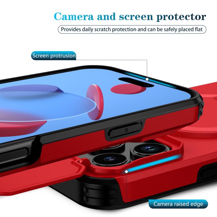 For iPhone 17 Pro Max Sliding Camshield MagSafe Holder Phone Case