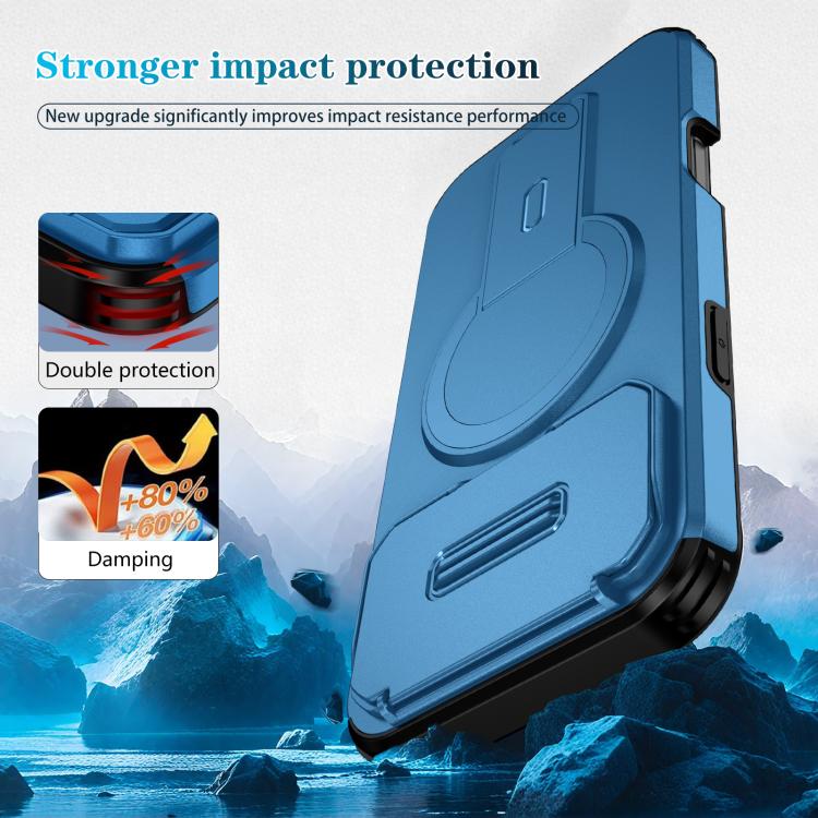 For iPhone 17 Pro Max Sliding Camshield MagSafe Holder Phone Case