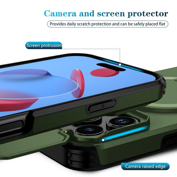 For iPhone 17 Pro Max Sliding Camshield MagSafe Holder Phone Case