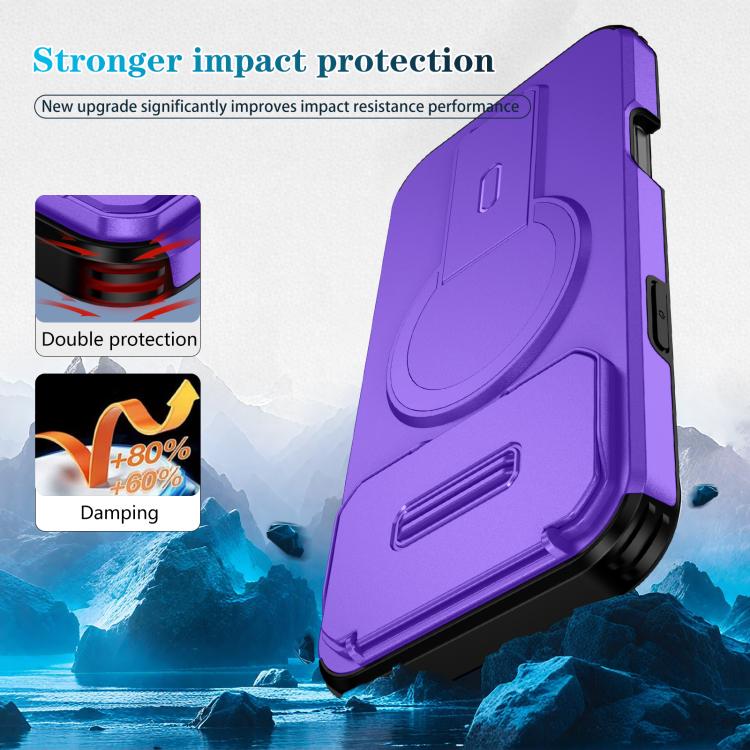 For iPhone 17 Pro Max Sliding Camshield MagSafe Holder Phone Case