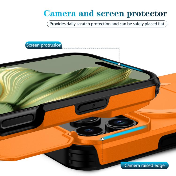 For iPhone 17 Pro Sliding Camshield MagSafe Holder Phone Case