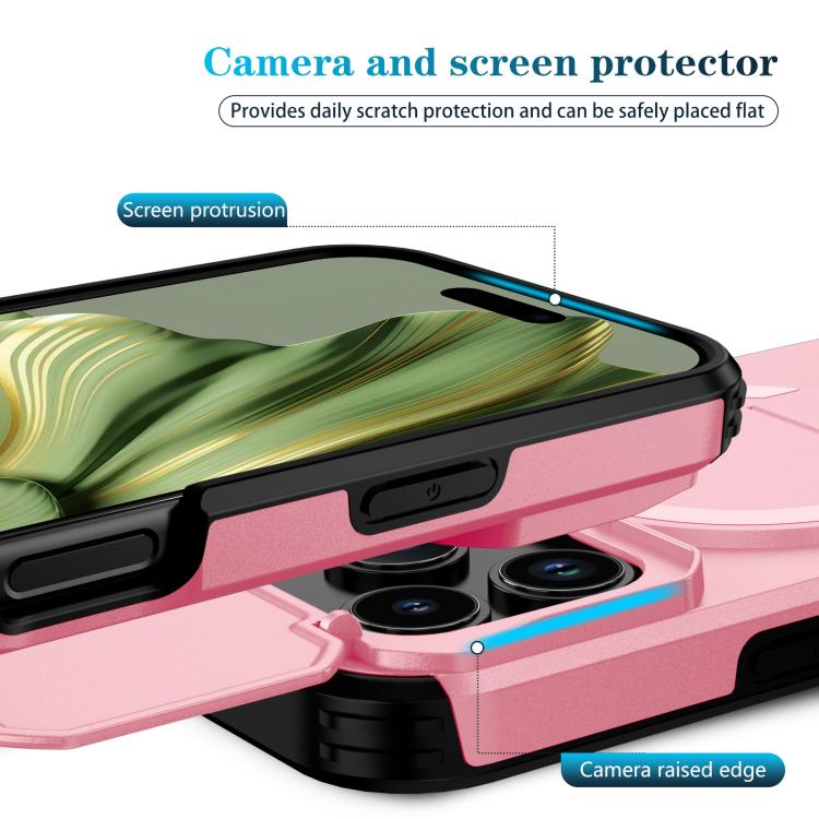For iPhone 17 Pro Sliding Camshield MagSafe Holder Phone Case