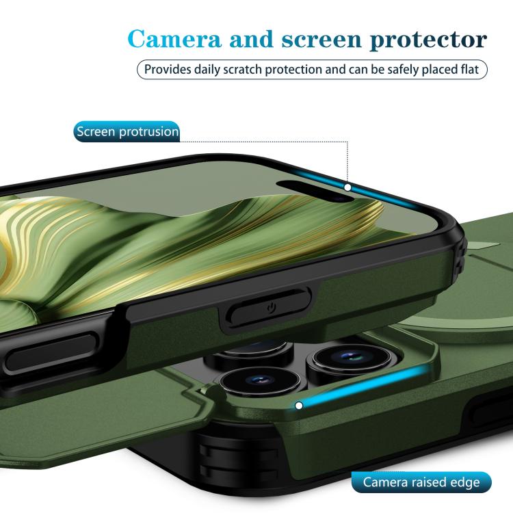 For iPhone 17 Pro Sliding Camshield MagSafe Holder Phone Case