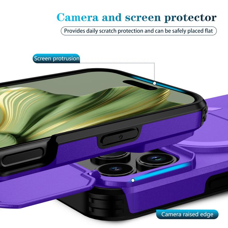 For iPhone 17 Pro Sliding Camshield MagSafe Holder Phone Case