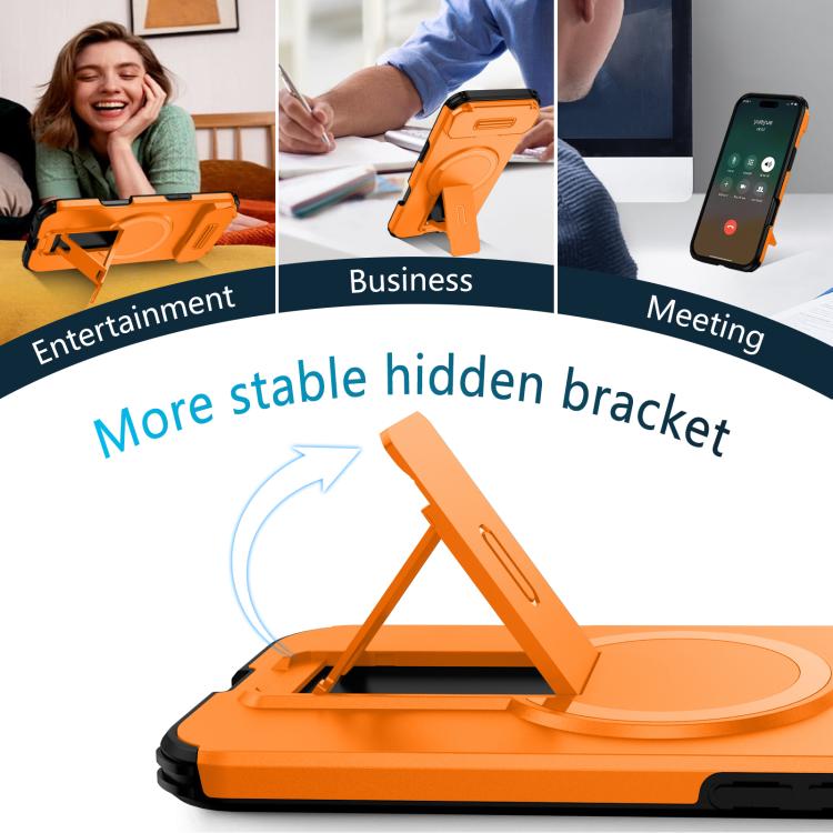 For iPhone Air Sliding Camshield MagSafe Holder Phone Case
