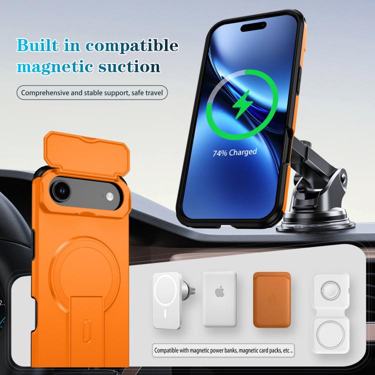 For iPhone Air Sliding Camshield MagSafe Holder Phone Case