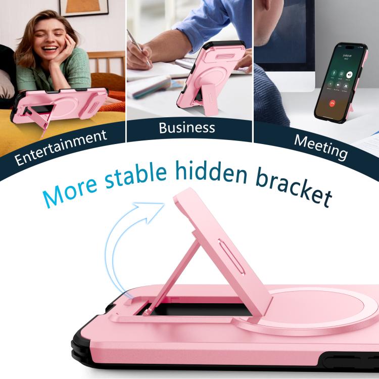 For iPhone Air Sliding Camshield MagSafe Holder Phone Case