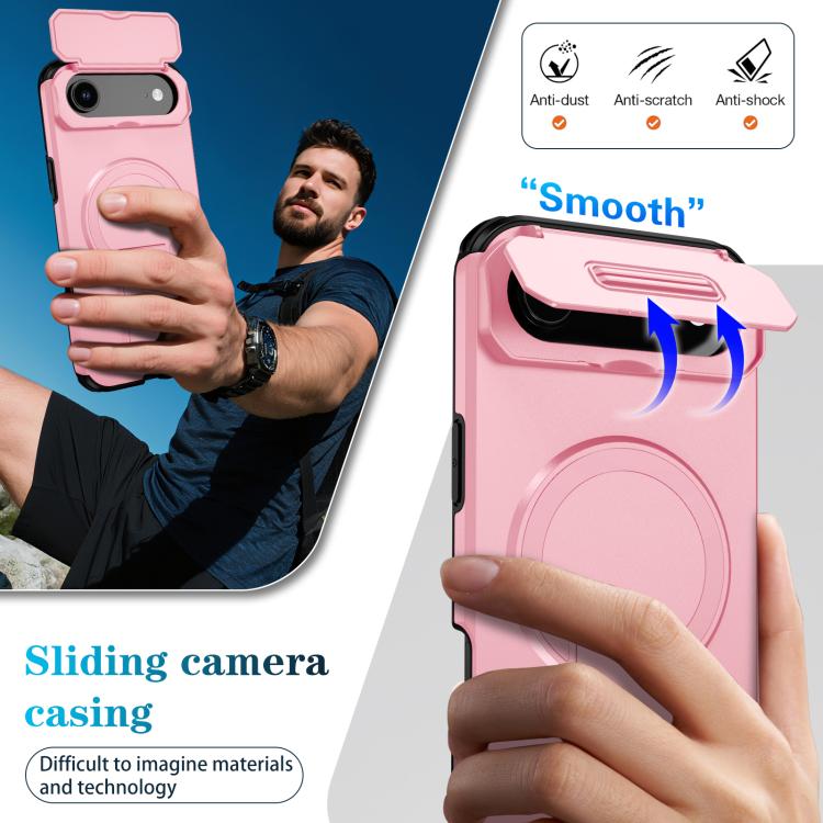 For iPhone Air Sliding Camshield MagSafe Holder Phone Case