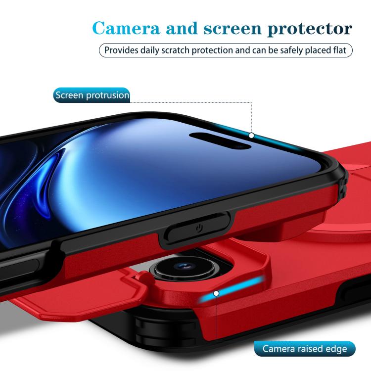 For iPhone Air Sliding Camshield MagSafe Holder Phone Case