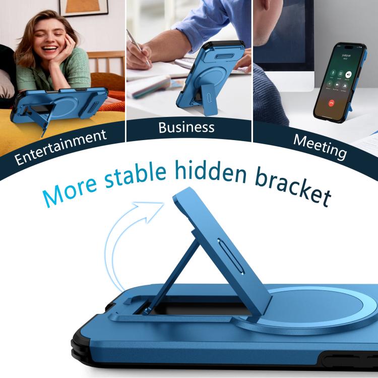 For iPhone Air Sliding Camshield MagSafe Holder Phone Case