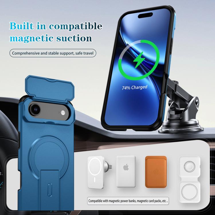 For iPhone Air Sliding Camshield MagSafe Holder Phone Case