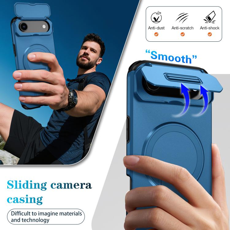 For iPhone Air Sliding Camshield MagSafe Holder Phone Case