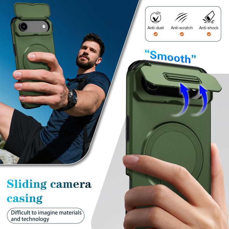 For iPhone Air Sliding Camshield MagSafe Holder Phone Case