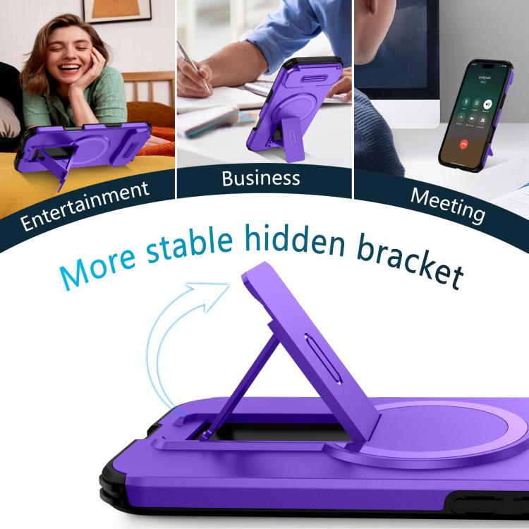 For iPhone Air Sliding Camshield MagSafe Holder Phone Case