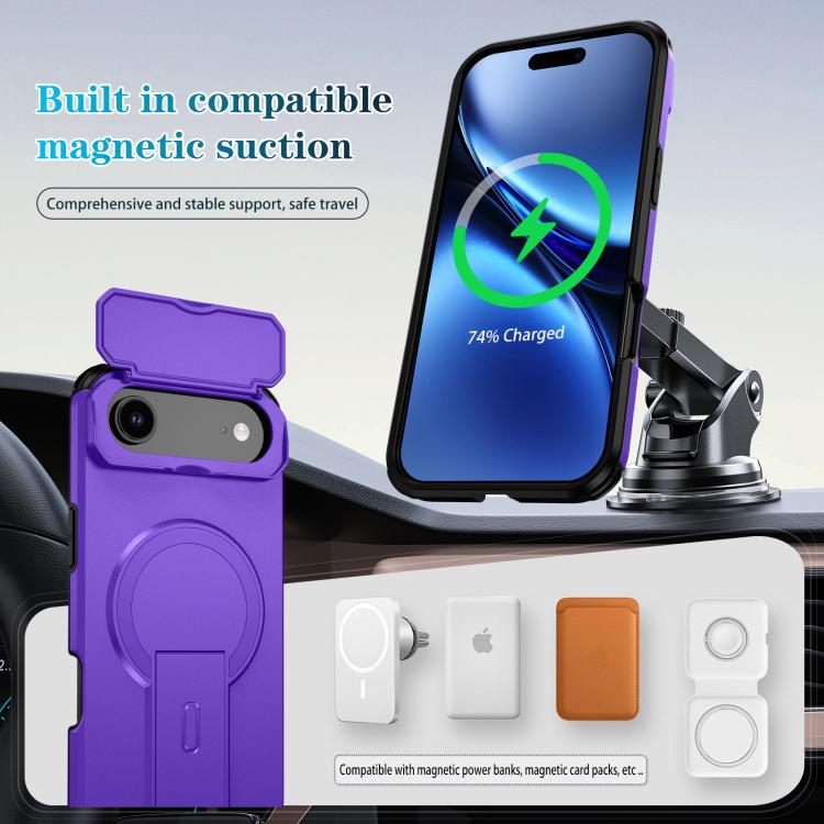 For iPhone Air Sliding Camshield MagSafe Holder Phone Case