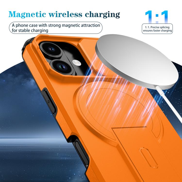 For iPhone 17 Sliding Camshield MagSafe Holder Phone Case