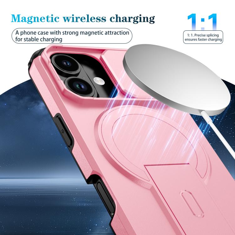 For iPhone 17 Sliding Camshield MagSafe Holder Phone Case