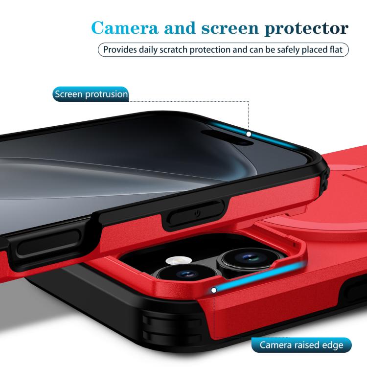 For iPhone 17 Sliding Camshield MagSafe Holder Phone Case