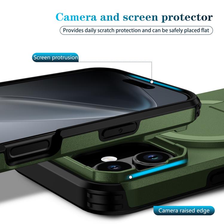 For iPhone 17 Sliding Camshield MagSafe Holder Phone Case