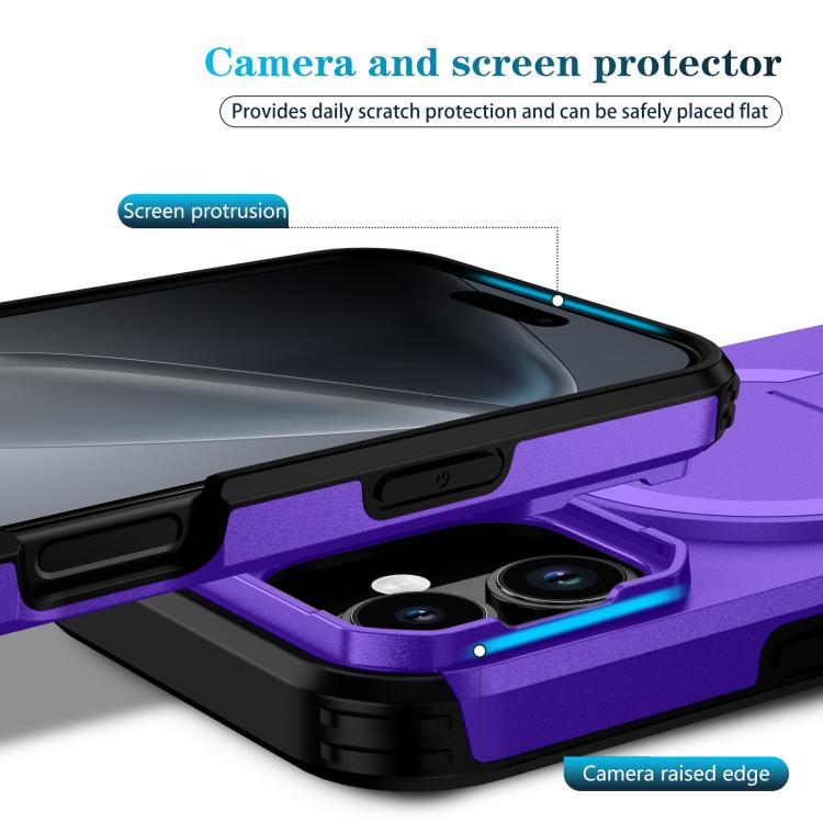 For iPhone 17 Sliding Camshield MagSafe Holder Phone Case