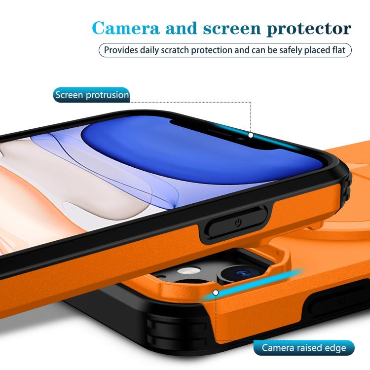 For iPhone 11 Sliding Camshield MagSafe Holder Phone Case