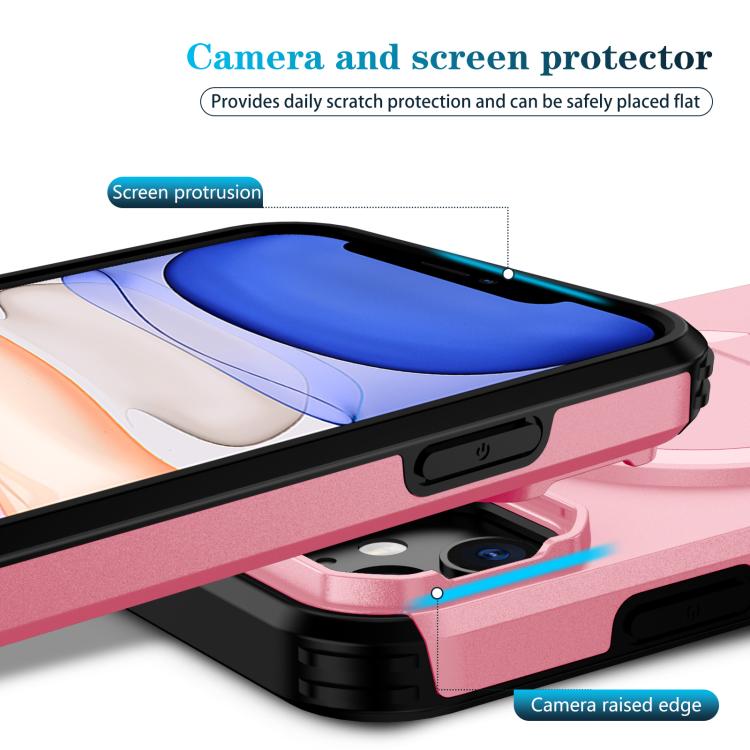 For iPhone 11 Sliding Camshield MagSafe Holder Phone Case
