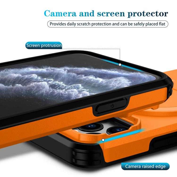 For iPhone 11 Pro Sliding Camshield MagSafe Holder Phone Case