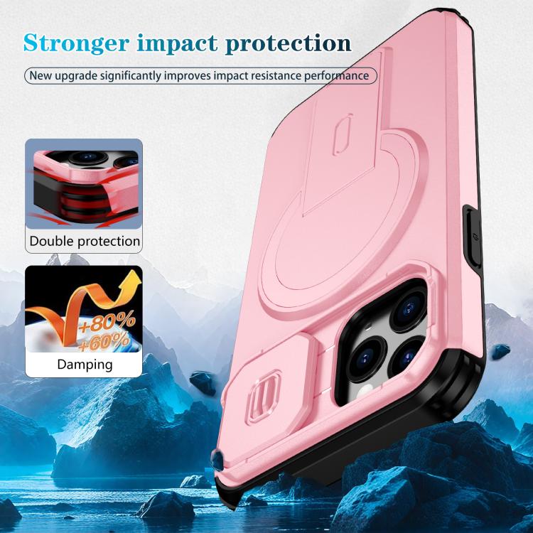 For iPhone 11 Pro Sliding Camshield MagSafe Holder Phone Case