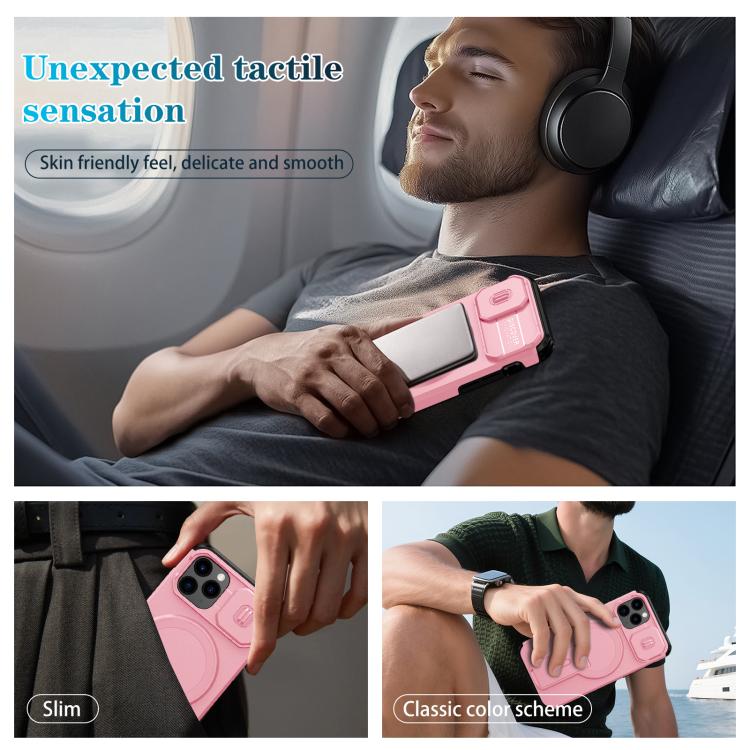 For iPhone 11 Pro Sliding Camshield MagSafe Holder Phone Case