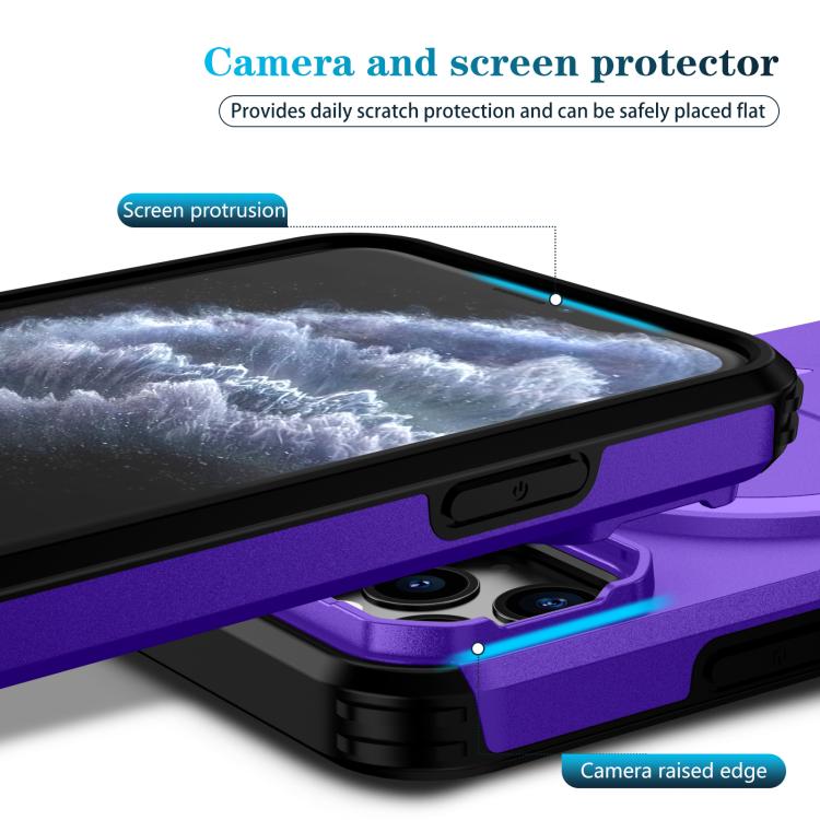 For iPhone 11 Pro Sliding Camshield MagSafe Holder Phone Case
