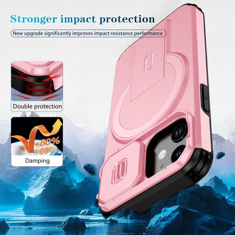 For iPhone 13 mini / 12 mini Sliding Camshield MagSafe Holder Phone Case