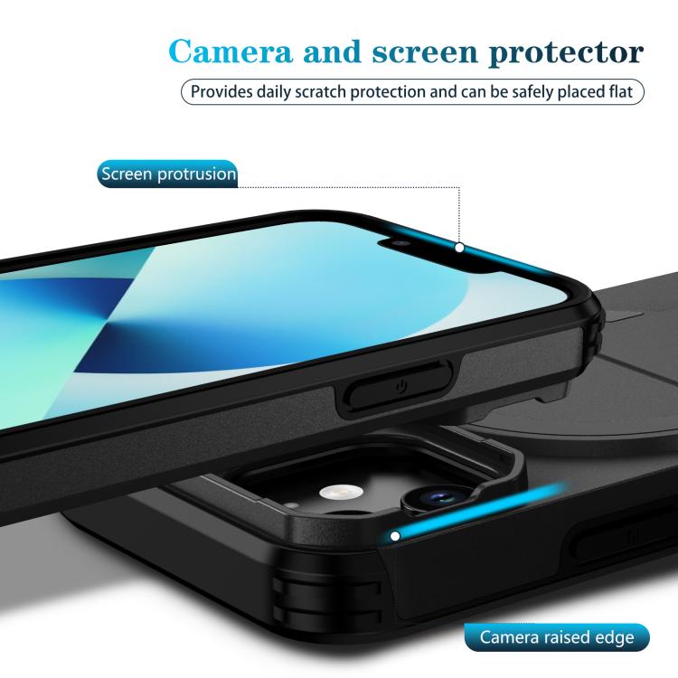 For iPhone 13 mini / 12 mini Sliding Camshield MagSafe Holder Phone Case