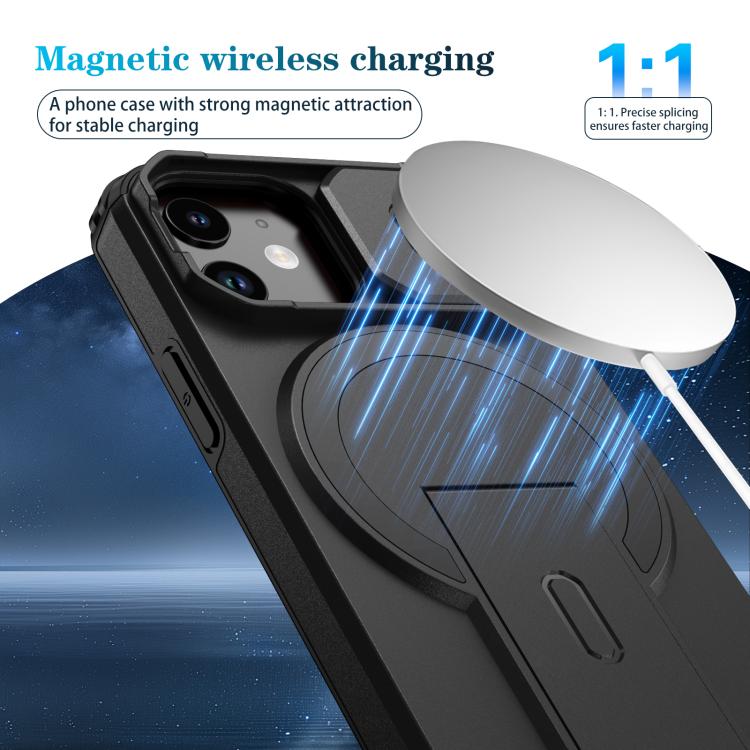 For iPhone 13 mini / 12 mini Sliding Camshield MagSafe Holder Phone Case