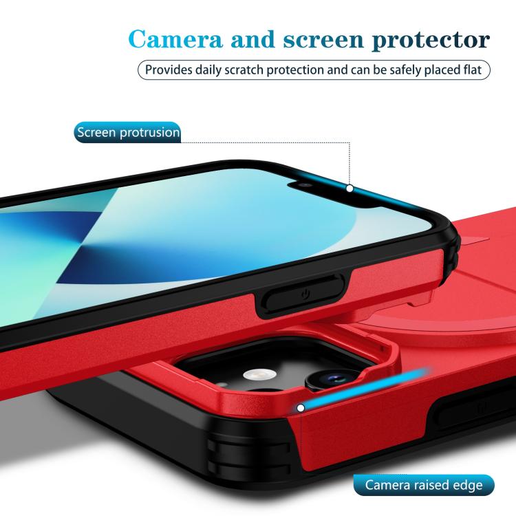 For iPhone 13 mini / 12 mini Sliding Camshield MagSafe Holder Phone Case