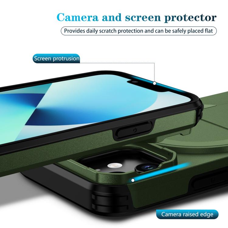 For iPhone 13 mini / 12 mini Sliding Camshield MagSafe Holder Phone Case