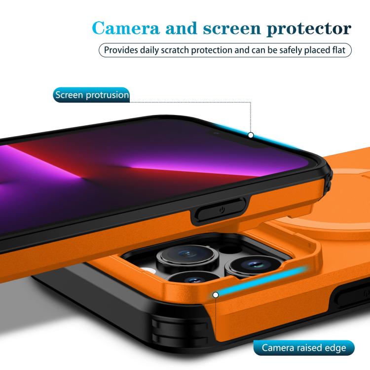 For iPhone 13 Pro Max Sliding Camshield MagSafe Holder Phone Case