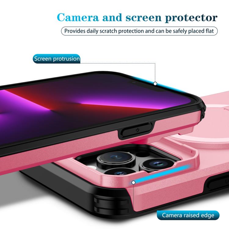 For iPhone 13 Pro Max Sliding Camshield MagSafe Holder Phone Case