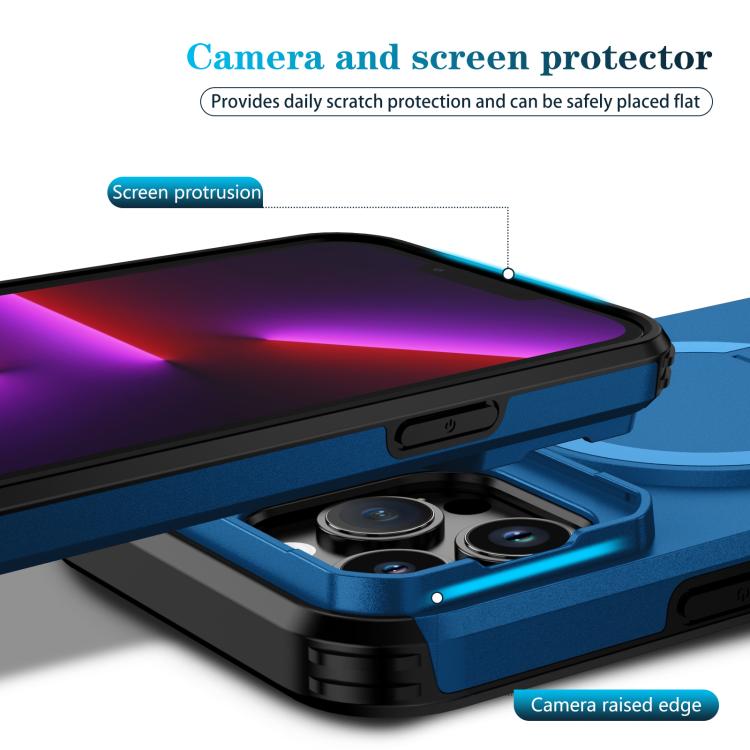 For iPhone 13 Pro Max Sliding Camshield MagSafe Holder Phone Case
