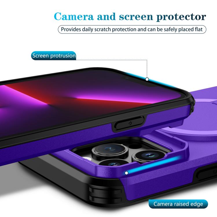 For iPhone 13 Pro Max Sliding Camshield MagSafe Holder Phone Case