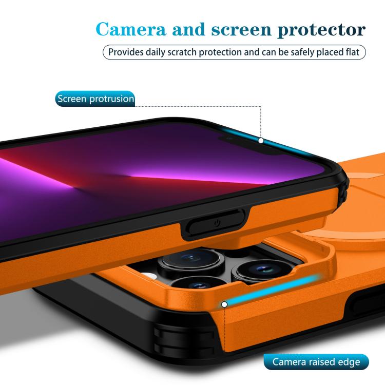 For iPhone 13 Pro Sliding Camshield MagSafe Holder Phone Case